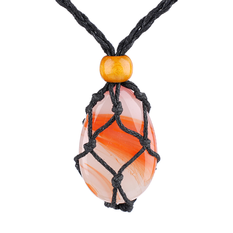 Détail d'agate orange Alass