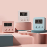 Minuteur de cuisine numérique magnétique avec grand écran LCD, alarme sonore puissante, compte à rebours et compte à rebours positif pour la cuisson, la pâtisserie, l'étude, le fitness et la salle de classe