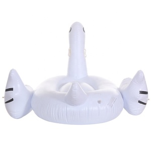 Cung cấp nóng tùy chỉnh thiên nga hồ bơi Inflatable nổi Đồ chơi hồ bơi nổi - Product Image 5