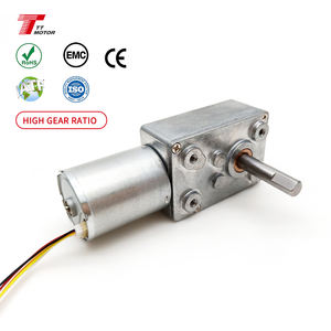 TT 모터 32X46mm 웜 기어 박스 플러스 24mm 브러시리스 모터 및 수직 기어 감속기 모터 - Product Image 1