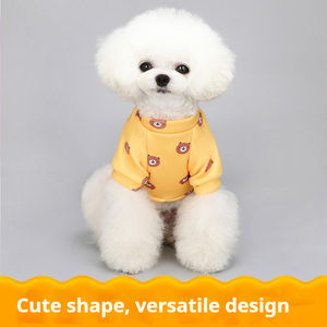 2025 Cute Cartoon Printed Velvet Clothing <b>Warm</b> Small <b>Dog</b> and Cat Clothes and Supplies for Pets - Product Image 4