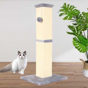 Tiragraffi per Gatti Alto in Sisal con Corda di Sisal e Palline di Peluche Appese per Giocare, Vendita all'Ingrosso <span class=keywords><strong>2026</strong></span> - Product Image 2