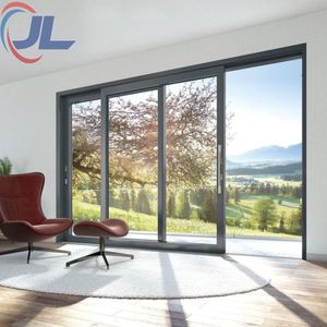 Portes en alliage d'aluminium de conception moderne, <span class=keywords><strong>porte</strong></span> coulissante pliante en verre, ouverture extérieure et <span class=keywords><strong>intérieure</strong></span>, <span class=keywords><strong>porte</strong></span> pliante - Product Image 4