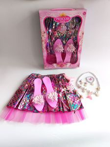 Set Tutù da <span class=keywords><strong>Sirena</strong></span> con Accessori per Feste <span class=keywords><strong>di</strong></span> Bambine, Set Corona da Principessa per <span class=keywords><strong>Giochi</strong></span> <span class=keywords><strong>di</strong></span> Ruolo - Product Image 3