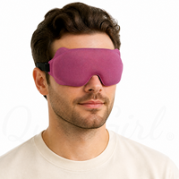 Masque de sommeil profilé en gros 23 x 9 cm avec sangle réglable pour avion, hôtel, maison et accessoires de voyage