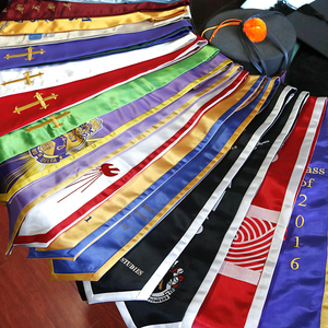 Estola Blanca de Graduación para Sublimación de 60 Pulgadas, para Uso Escolar, <span class=keywords><strong>Estolas</strong></span> en Blanco para Ceremonias de Graduación - Product Image 6