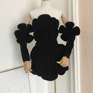 Abito senza spalline fiore di lusso luce per banchetti, autunno e inverno nuovo stile <span class=keywords><strong>Boutique</strong></span> abbigliamento donna all'ingrosso - Product Image 5