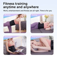 Ceinture de massage vibrante rechargeable masseur électrique de ventre de soulagement de douleur de période flexible pour la perte de poids menstruelle