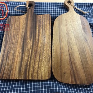 Acacia Wood Cutting Board Rectangle With Handle For Kitchen Home Use - Product Image 3
