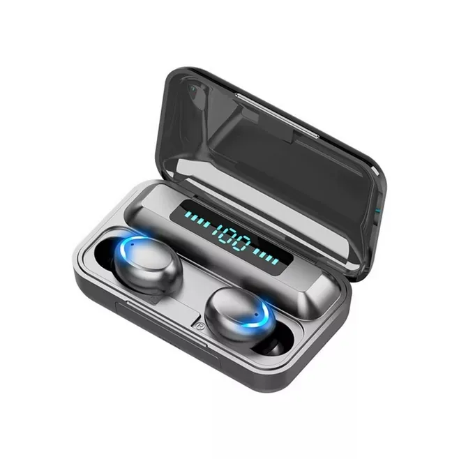 Insma — écouteurs bluetooth V5.0, F9 TWS, casque d'écoute sans fil de sport, étanche, avec Microphone, boîte de charge de 1200mAh, pour Android