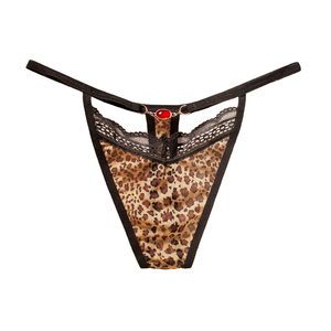 Delle donne A Vita Bassa Una Stringa Vita Molto Caldo Sexy <span class=keywords><strong>Della</strong></span> Stampa Del Leopardo Perizoma per le Ragazze - Product Image 1