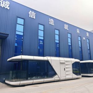 Casa prefabbricata della capsula dello spazio con la tecnologia di controllo vocale AI luce struttura in acciaio modulare casa pensilina portatile di emergenza - Product Image 2