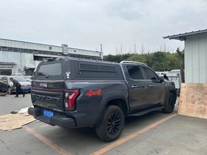 Couverture de benne rétractable universelle en alliage d'aluminium noir, imperméable et anti-corrosion pour pick-up BYD Shark 6 4x4 avec hardtop - Product Image 4