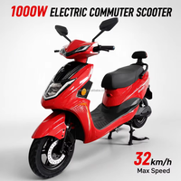 Sepeda Motor Listrik SHANSU Kecepatan Tinggi 1000W 60V Skuter Listrik Dewasa Jarak Tempuh 30-40km Kedatangan Baru 2026 Sepeda Listrik untuk Berkendara di Kota