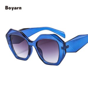 Usine en gros nouveau polygone unisexe mode carré pleine jante léger UV400 lunettes de soleil magnifique Vintage avec de grandes jantes - Product Image 3