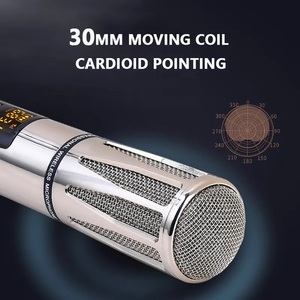 WF2024 1 UHF Rechargeable <b>Wireless</b> <b>Microphone</b> Professional Handheld With Receiver For Live Performance And Recording - Product Image 5