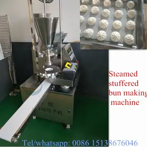 Otomatis Kukus Bulat Roti Daging Portabel Beku Baozi Cetakan Gua Xiao Long Bao Mini Pembuat Pembentuk Mesin Pembuat Lipat