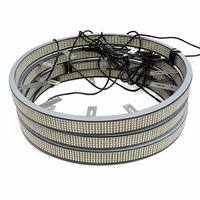 Kit d'éclairage LED Lumina à 10 rangées double face blanc pur pour jantes de camions et SUV, 15/17/20 pouces, étanche IP67, 31200 lumens, haute luminosité