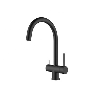 Mélangeur <span class=keywords><strong>de</strong></span> <span class=keywords><strong>cuisine</strong></span> à 3 voies en acier inoxydable 304 avec filtre Robinet d'eau potable - Product Image 2
