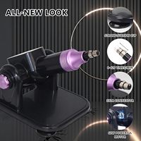 LIEBE. Eine Sex-Maschine mit 8 verschiedenen Werkzeugen, darunter Dildos, Masturbationsbecher, Analplug und Stäbe. Passen sich lässig an.