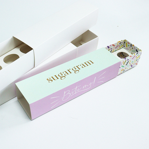 Confezione regalo stampata personalizzata di lusso per caramelle torta al cioccolato e Macarons con inserti in carta imballaggi Premium per prodotti da forno e dolci - Product Image 5