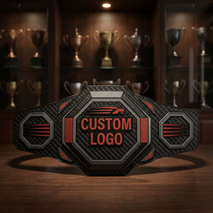 Cinturones de Campeonato de Cuero Personalizados de Alta Calidad, Cómodos y Personalizables para Jiu-Jitsu, MMA, Taekwondo, Grappling, Karate, Judo - Product Image 2