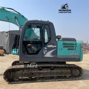 Excavatrice sur chenilles Sk140-8 d'origine japonaise Kobelco d'occasion. Bon état de fonctionnement Original de haute qualité à vendre avec des prix bon marché - Product Image 2