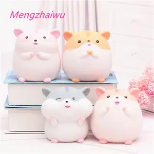 piggy banks small Suppliers-United States best selling promotion gifts cute Hamster ornaments home decoration cartoon small piggy banks for girls