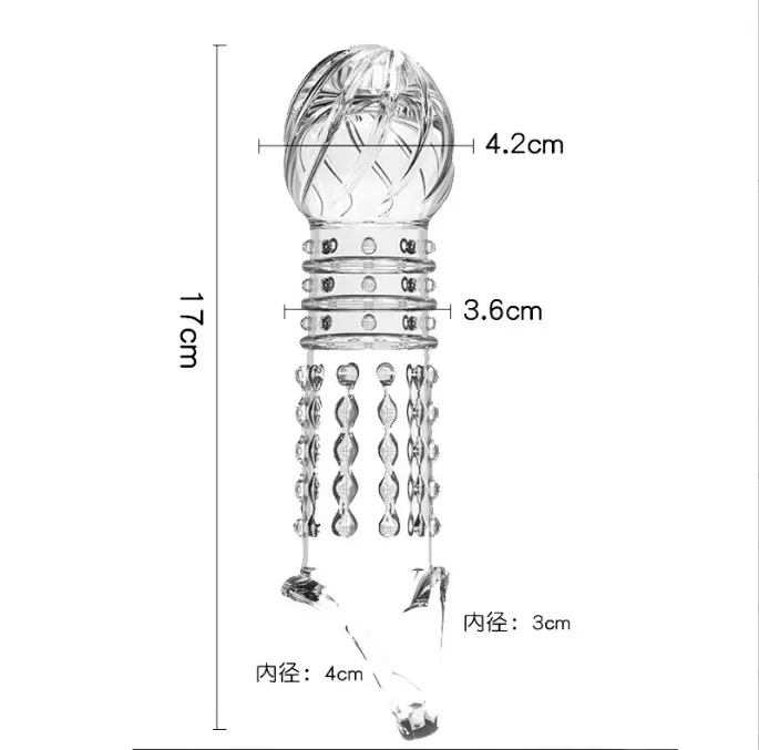 2023 Chine produit de fabricant de haute qualité préservatif en cristal allongé et audacieux préservatif à anneau fin pour hommes en gros