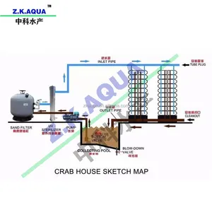 Indoor-Krabfanlage für Aquakultursystem mit hoher Qualität