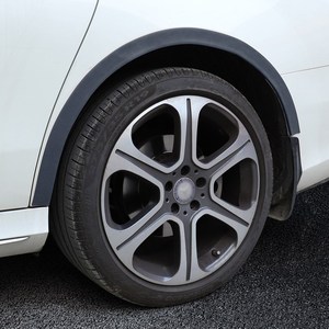 Arco de rueda de cuerpo ancho de General Motors, pegatina antiarañazos de fibra de carbono, arco de rueda de goma decorativo, tira anticolisión - Product Image 1