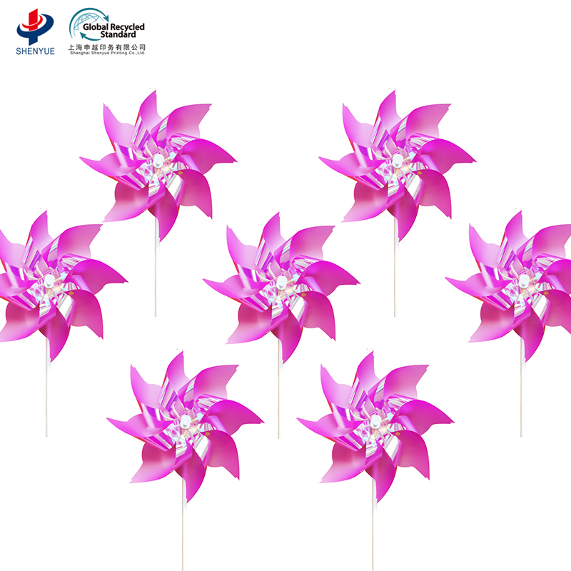 Очаровательная пластиковая мельница для сада, птицы, пугающая ветряная мельница, наружное водонепроницаемое Радужное украшение на день рождения