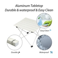 Meubles d'extérieur modernes sur mesure OEM, table de camping pliable en métal portable pour barbecue et pique-nique