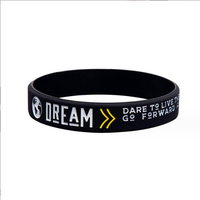 Bracelets en silicone personnalisés Sport et mode personnalisés Focus Succès Bracelets en caoutchouc de rêve