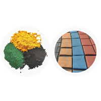 Colorant pour ciment, oxyde ferrique Fe2o3, pigment synthétique pour pavés