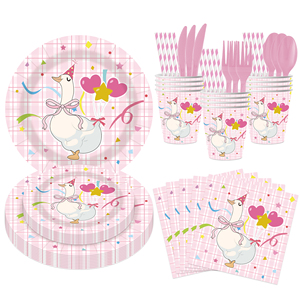 Tùy Chỉnh Thân Thiện Với Môi Ủ Các Tông Màu Trắng Tấm Dùng Một Lần Bữa Tiệc Sinh Nhật Bánh Bộ Đồ Ăn Đặt Thực Phẩm An Toàn Giấy - Product Image 2