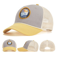 Gorra de Béisbol Unisex de Malla de Algodón de Alta Calidad Personalizada al por Mayor con Logotipo de Parche, Gorra Deportiva para Exteriores para Verano y Primavera
