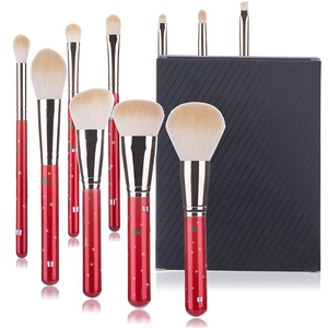 Ensemble de <span class=keywords><strong>pinceaux</strong></span> de maquillage de Noël rouge cosmétique professionnel de haute qualité - Product Image 5