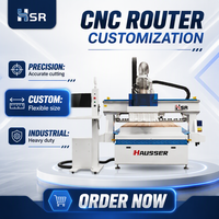 Router CNC Hausser Nesting de 3 Ejes para Trabajar la Madera, con ATC de Carga/Descarga Automática, Motor de Ahorro de Energía para la Industria del Mueble
