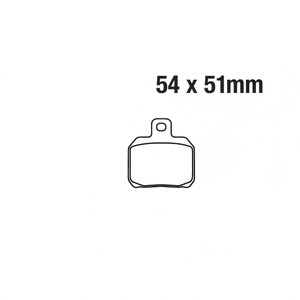 Plaquettes de frein à disque pour moto, à base de cuivre, semi-métalliques, avant et arrière, compatibles avec DERBI DUCATI - Product Image 4