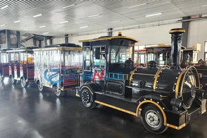 Large Capacity Trackless Amusement <b>Train</b> | Adult Entertainment Vehicle for Parks - Product Image 4