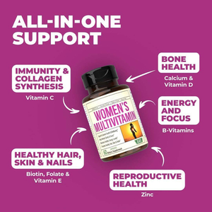 Multivitamínico Vegano Natural OEM para Mujeres, 60 Cápsulas, Suplemento Diario de Energía para Cabello, Piel y Uñas, Salud y Belleza, Venta al Por Mayor - Product Image 4