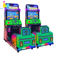 Machine de jeu vidéo Machine d'arcade de voiture de course à grande vitesse de 19 pouces à pièces pour les enfants