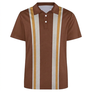 Nouveau best-seller Polo moderne uni et décontracté de golf avec logo personnalisé pour hommes Polo tricoté en coton de grande taille chemise de haute qualité en vente - Product Image 1