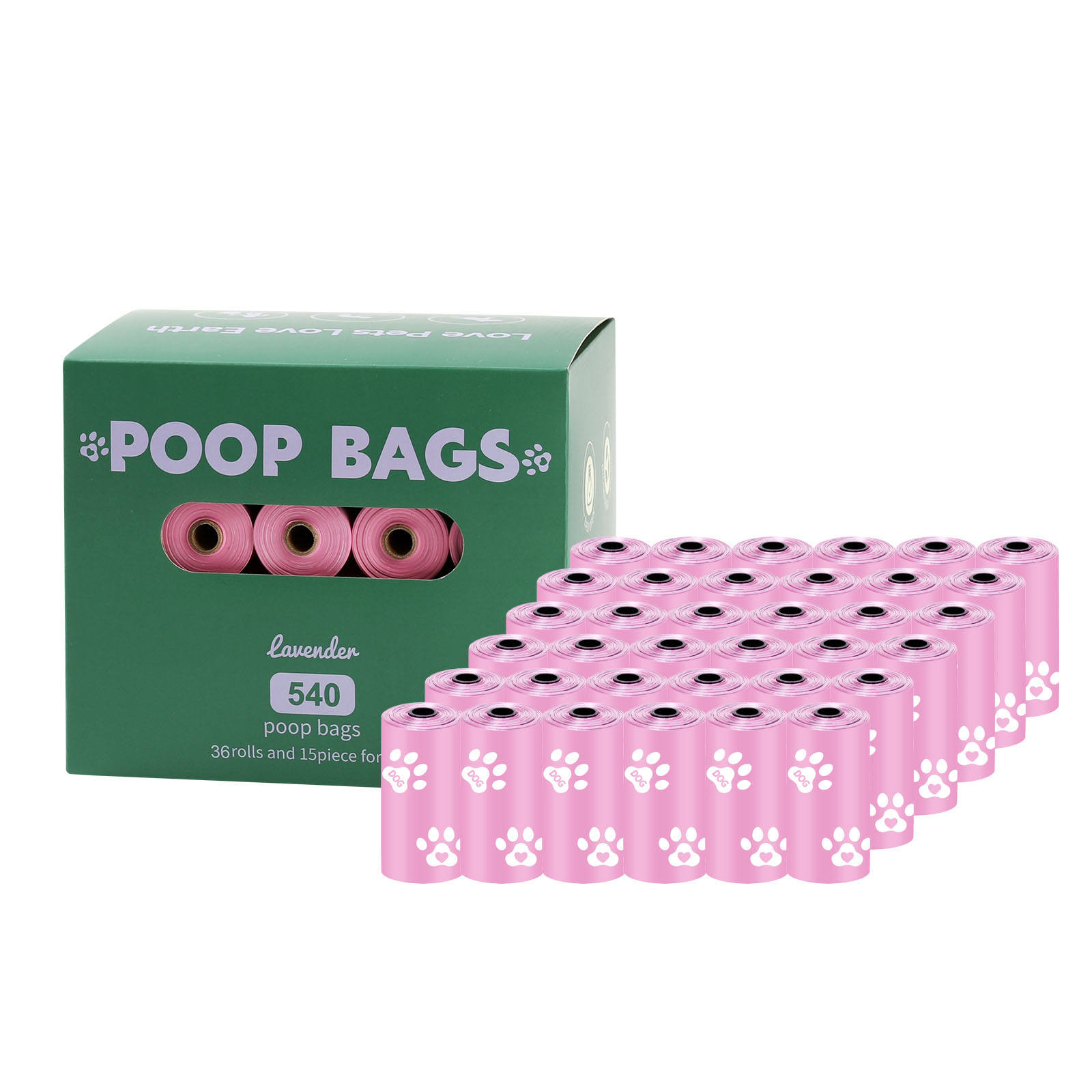 36 ม้วนสีชมพู