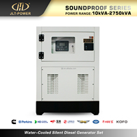 Groupe électrogène diesel silencieux 220 kVA 176 kW insonorisé triphasé AC avec ATS pour chantier et situations d'urgence