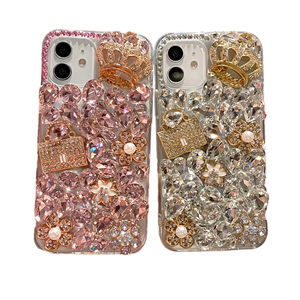 Étui de téléphone personnalisé en TPU <span class=keywords><strong>avec</strong></span> strass et diamants, design papillon, antichoc, <span class=keywords><strong>avec</strong></span> coussin d'air pour et pour - Product Image 4