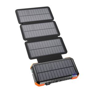 Batterie externe portable universelle pour le camping en plein air, étanche, grande capacité 20000 mAh, recharge solaire - Product Image 6