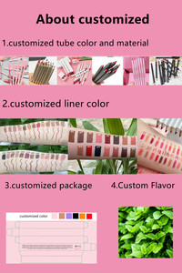 <span class=keywords><strong>Crayon</strong></span> à lèvres en bois imperméable, anti-bavures, longue tenue, haute pigmentation, or, rose or et noir, vente en gros - Product Image 6