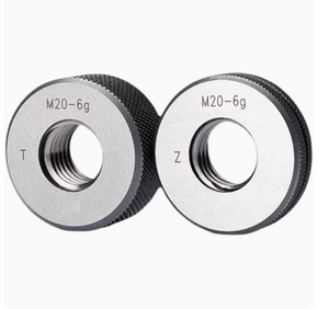 मीट्रिक फाइन थ्रेड रिंग गेज (1 * प्लग गेज और 1 * रिंग गेज M14-M33) m14 * 0.75 6g t z - Product Image 1